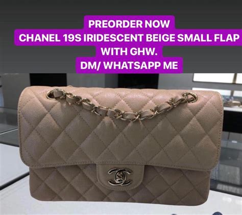 chanel mini 19s|Chanel 19 dark beige.